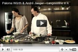 Paloma & André Jaeger - Langoustine in knusprigen Nudeln auf Spargel